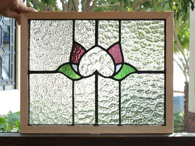 ステンドグラス - 花柄(23090) | アンティークハウス ポートベロ