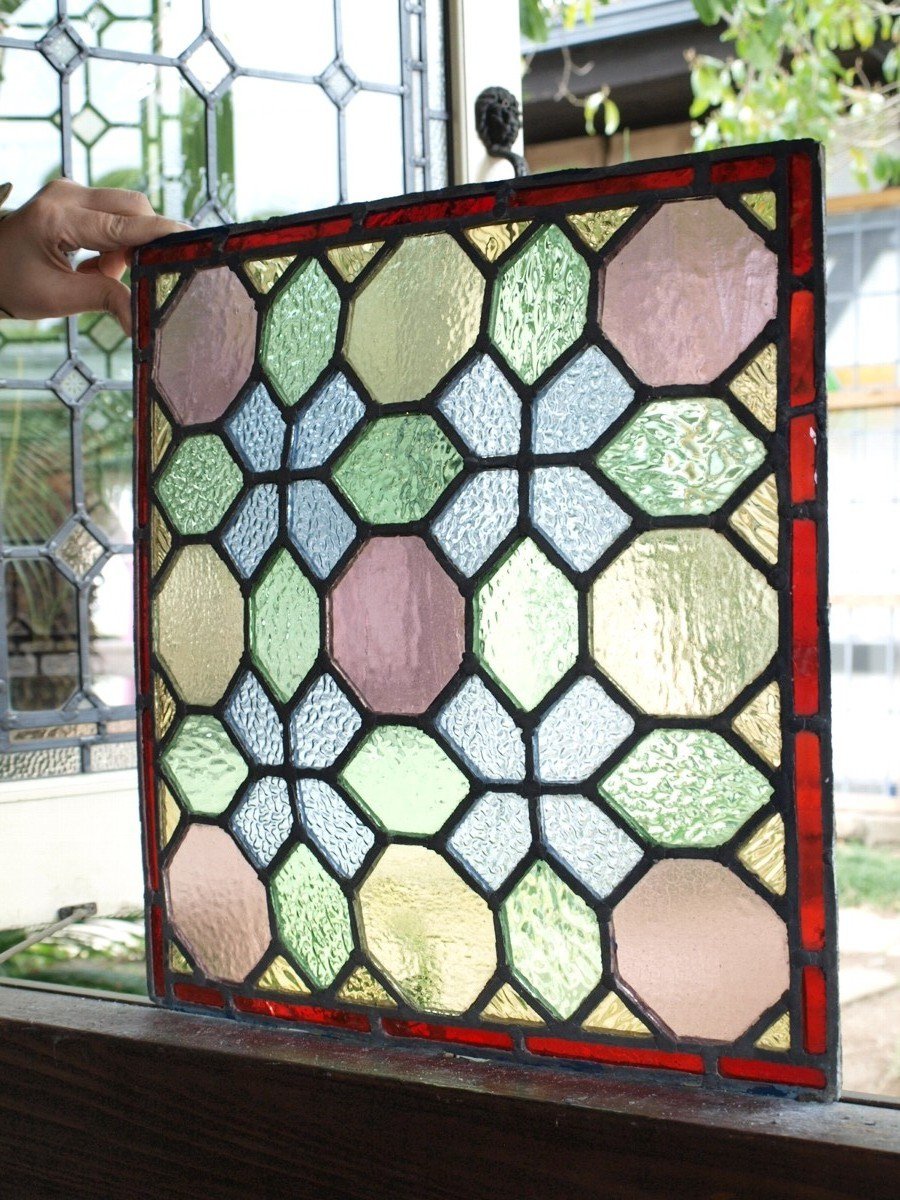 ステンドグラス - 色ガラス(50086) | アンティークハウス ポートベロ